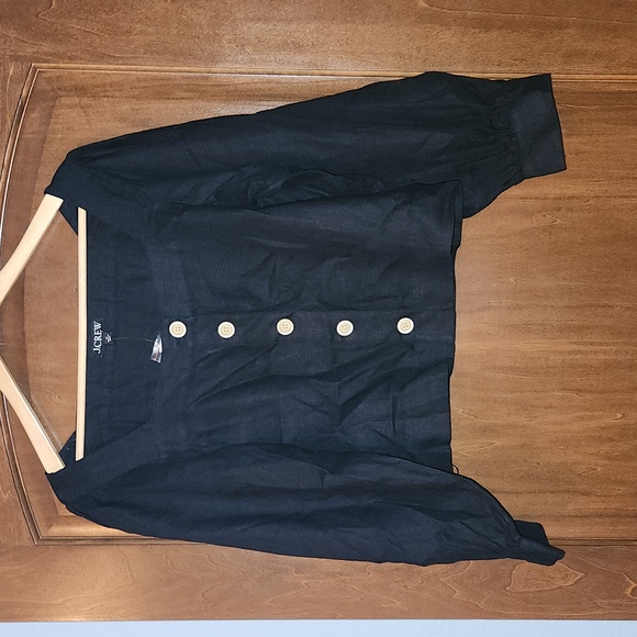 J crew square neck linen - Picture 2 of 4